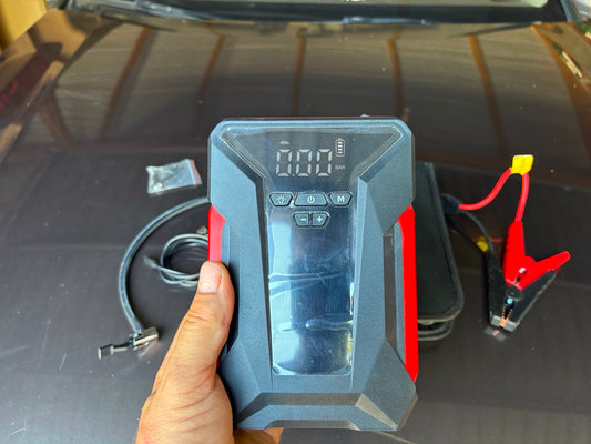 Compresor Auto 150 PSI 3 -în -1 cu Jump Starter