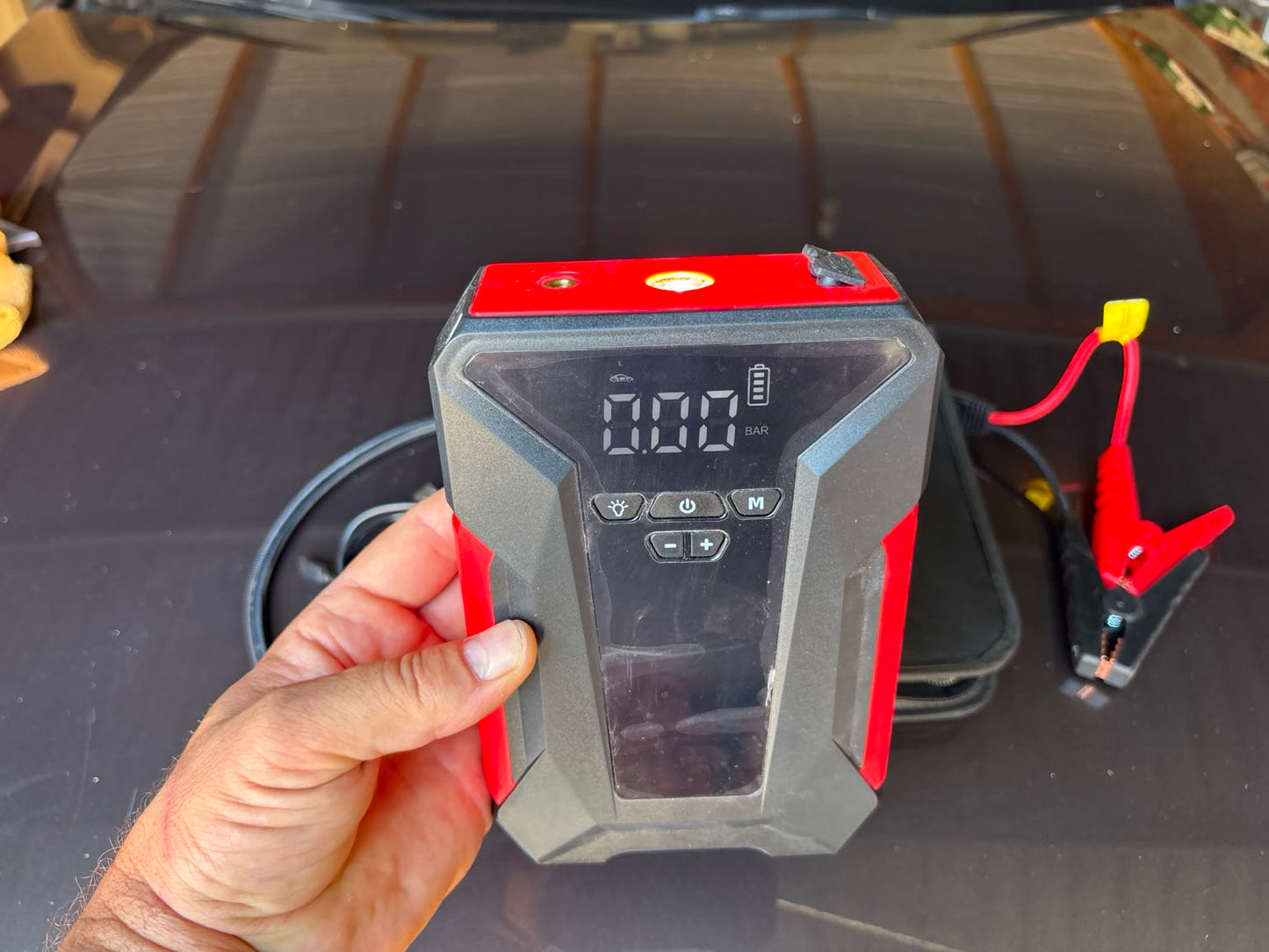 Compresor Auto 150 PSI 3-în-1 cu Jump Starter