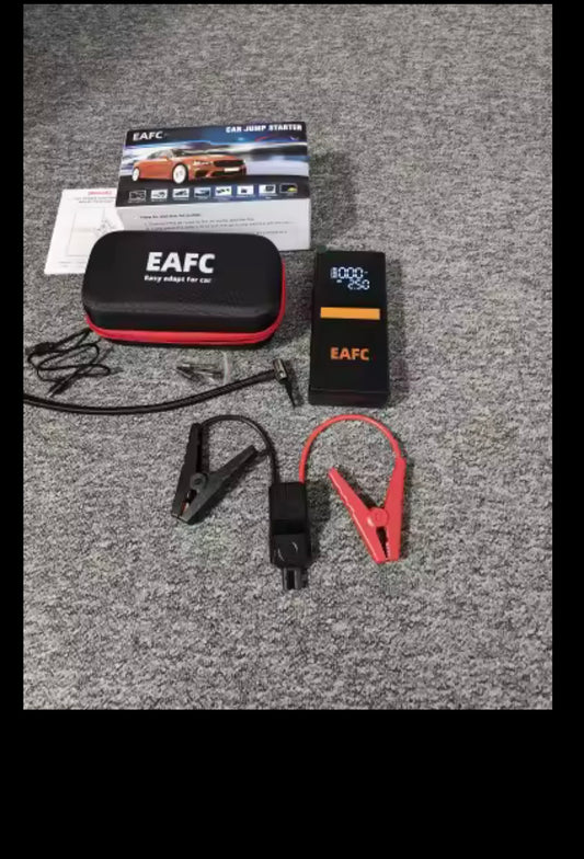 Jump Starter Auto 1200A 4 în 1 – Compresor 150 PSI, Power Bank și Lanternă LED