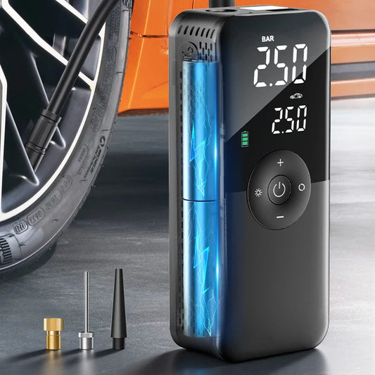 Compresor Auto Portabil CARSUN –  Digital Fără Fir.