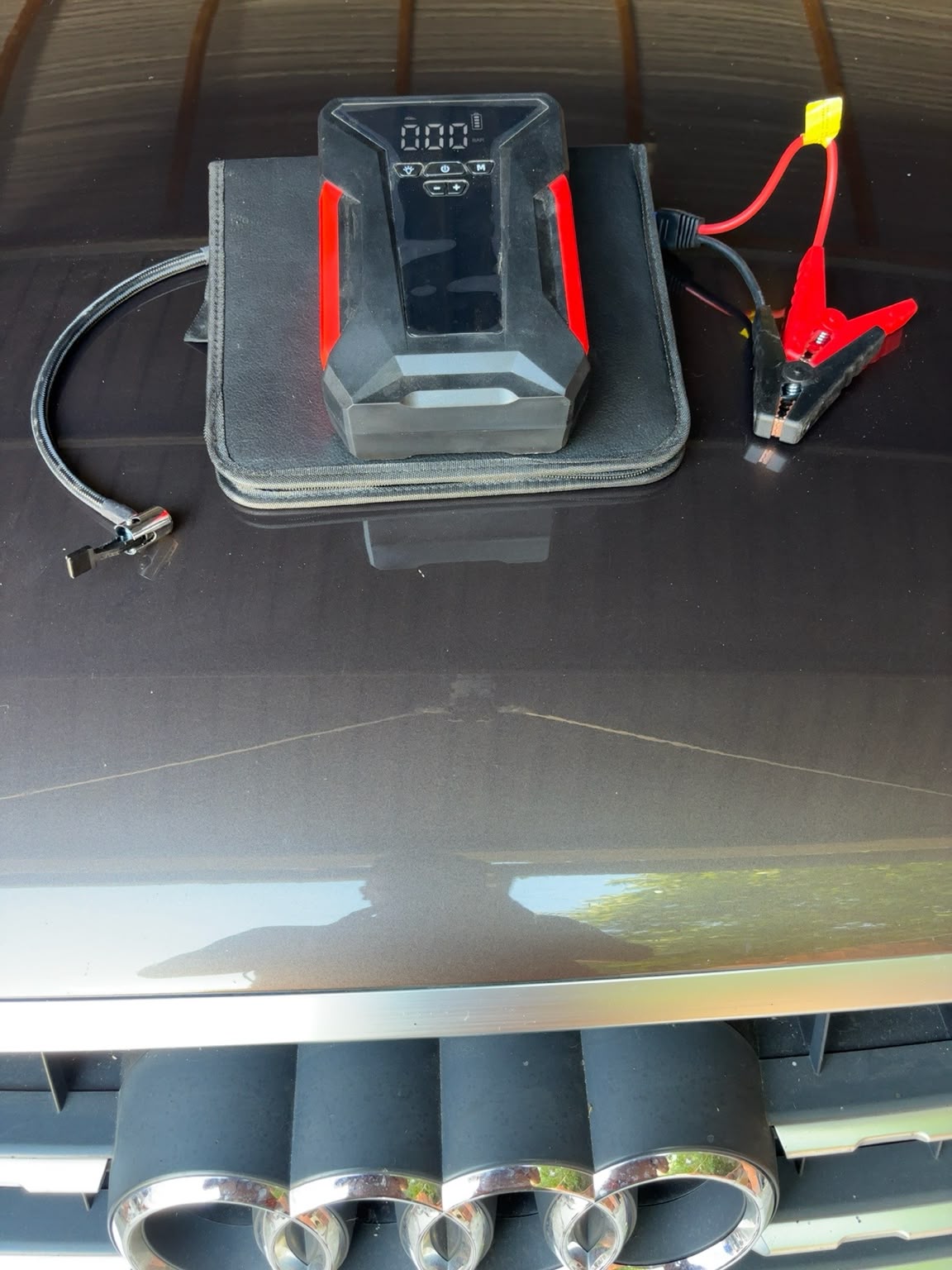 Compresor Auto 150 PSI 3-în-1 cu Jump Starter
